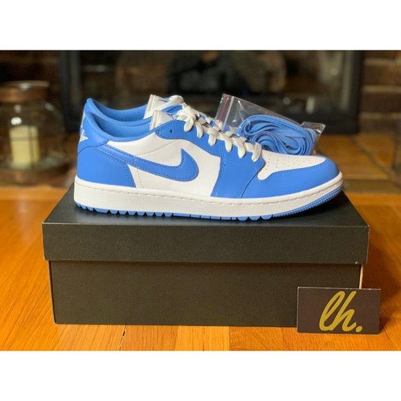 Size 11 Air Jordan 1 Low "UNC Golf" - Picture 3 of 5